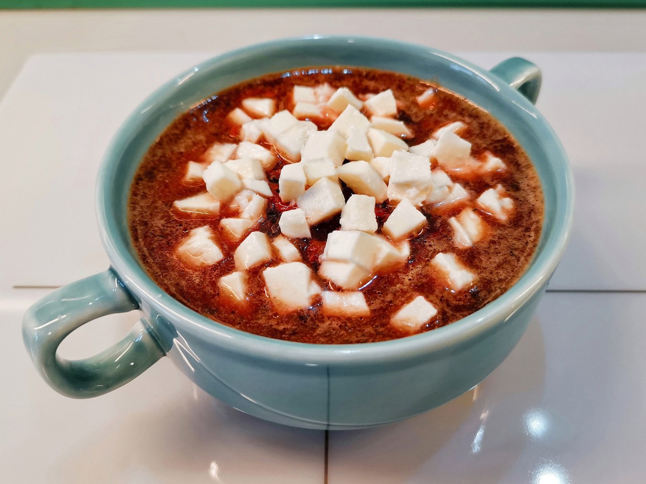 Gazpacho with Mozzarella