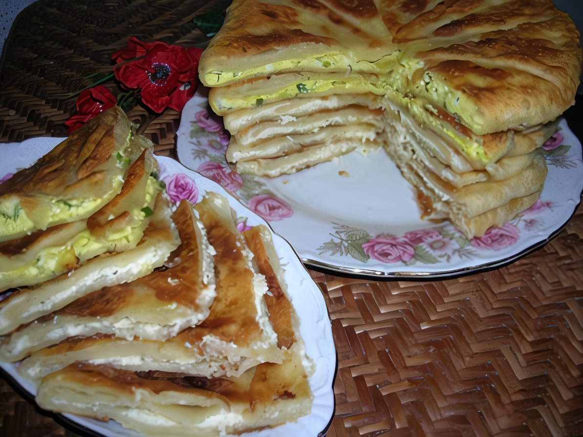 Plăcintă with Feta Cheese