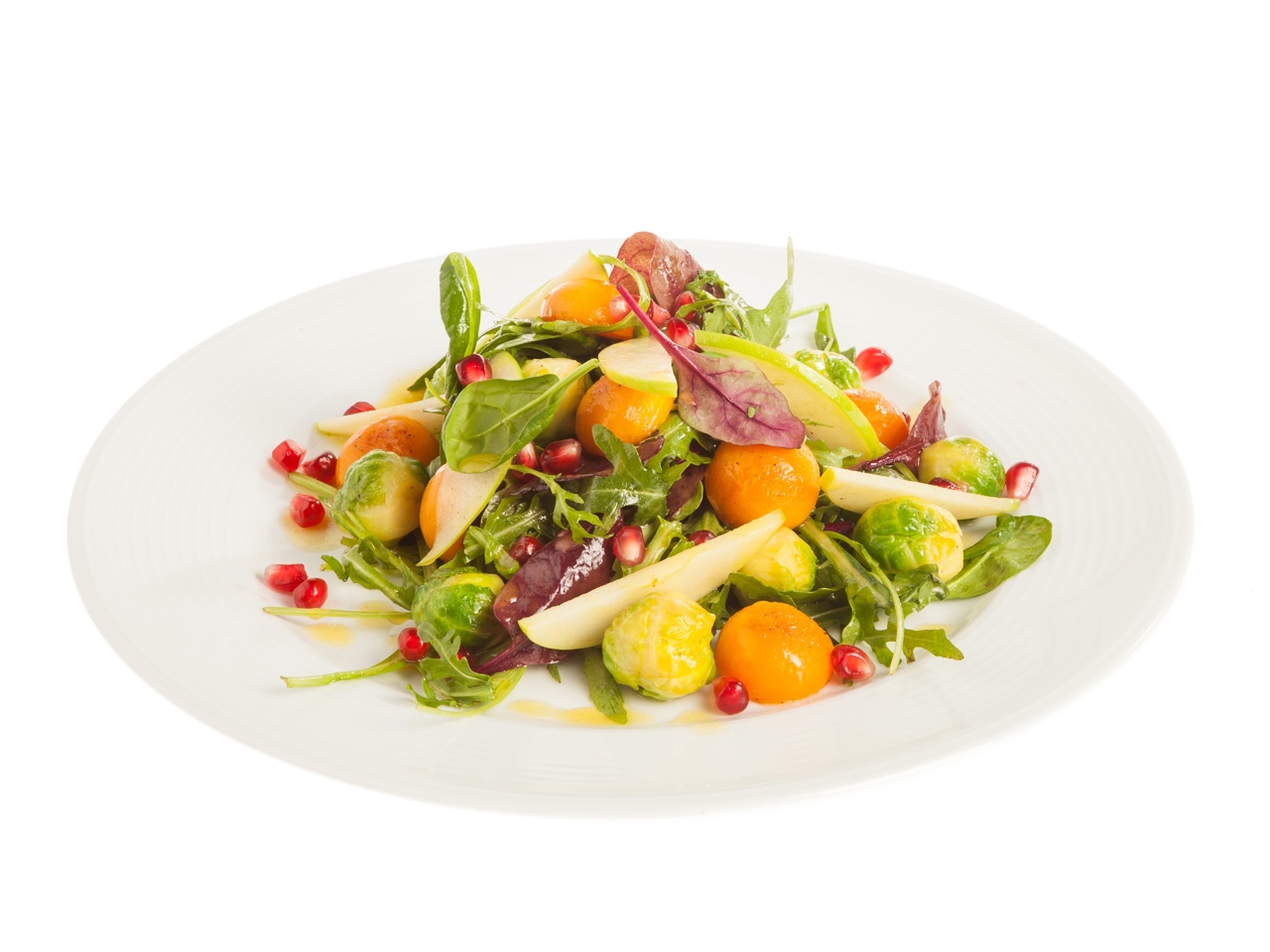 Brussels Sprout and Pomegranate Salad