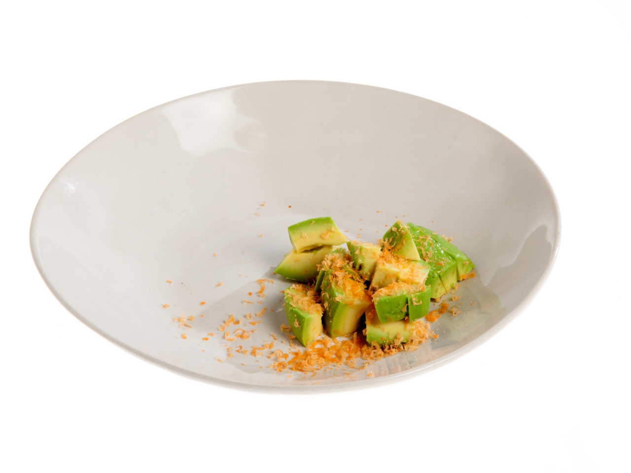 Avocado Tartare with Pollock Caviar