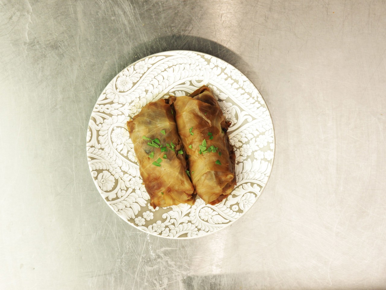 Lenten Stuffed Cabbage Rolls