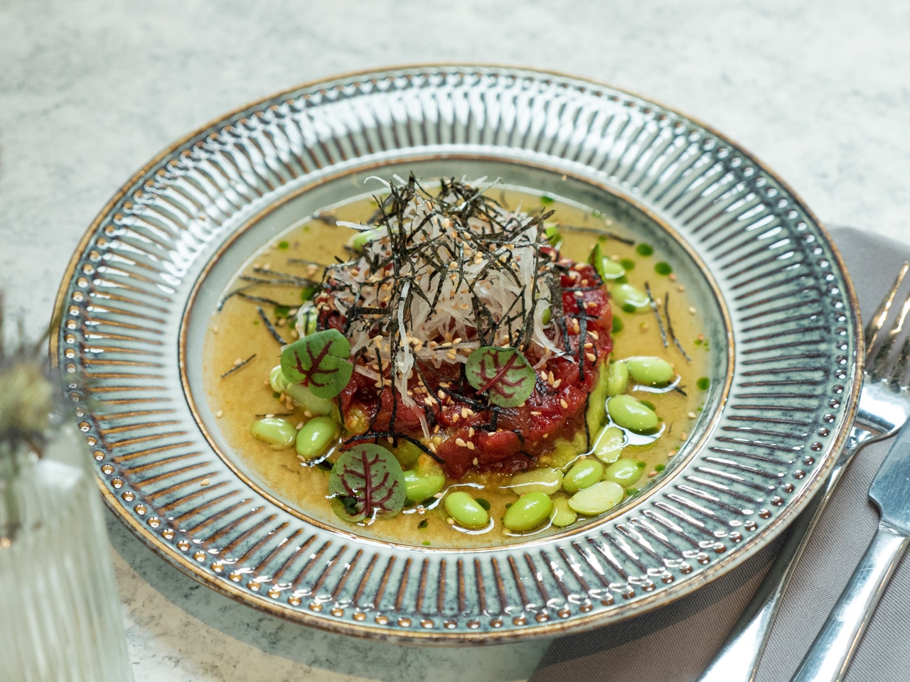 Dried Watermelon Tartare