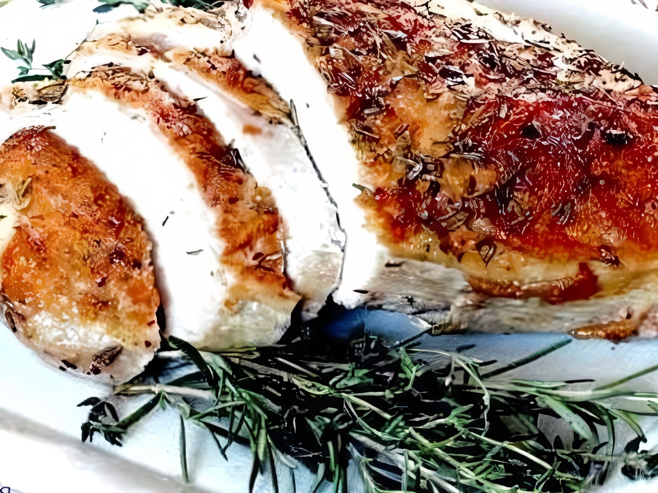 Braised Turkey with Rosemary and Cherry Balsamic Sauce – European recipe