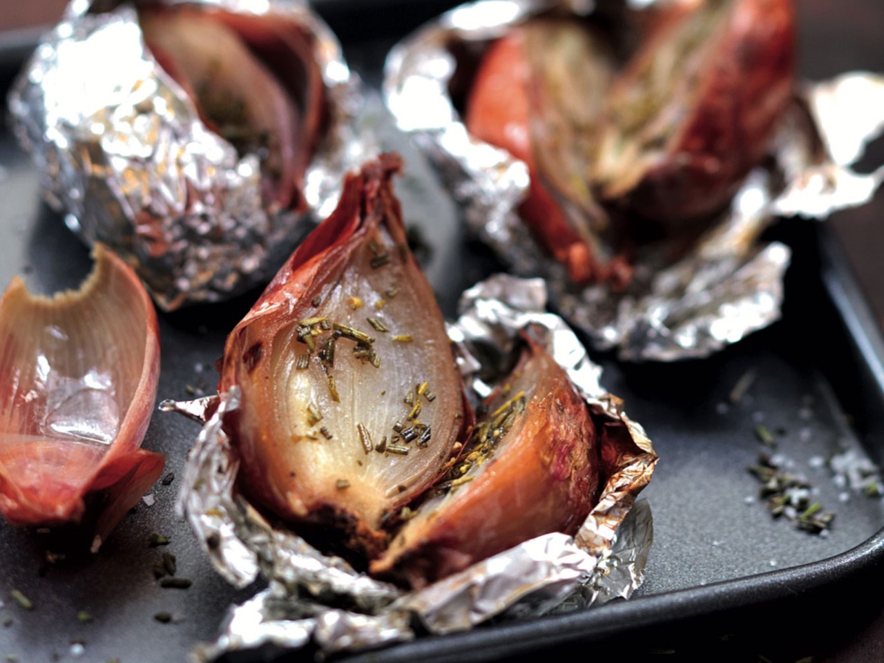 Shallots with Rosemary
