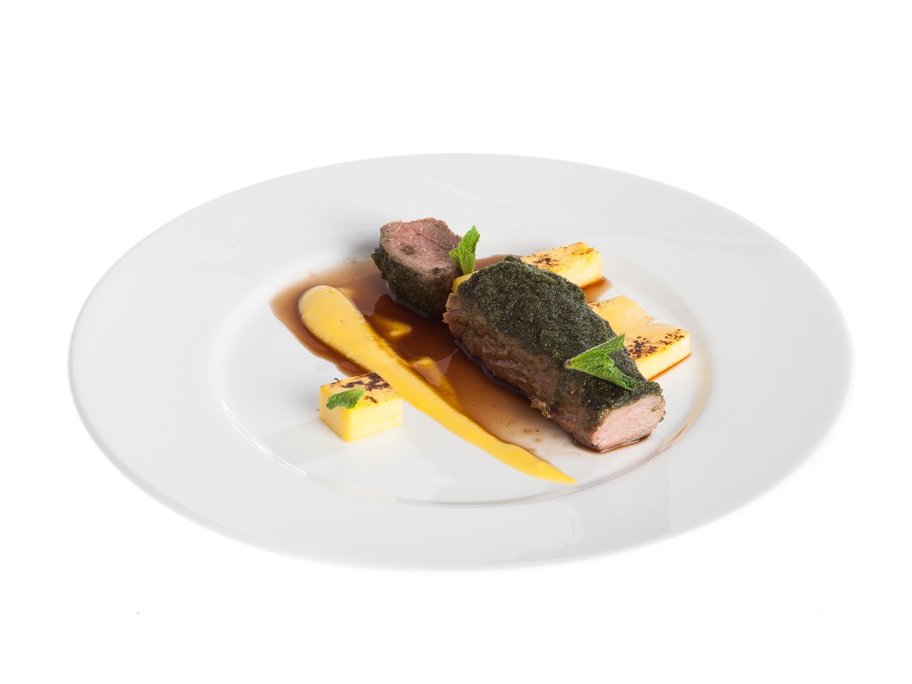 Lamb with Pumpkin and Mint