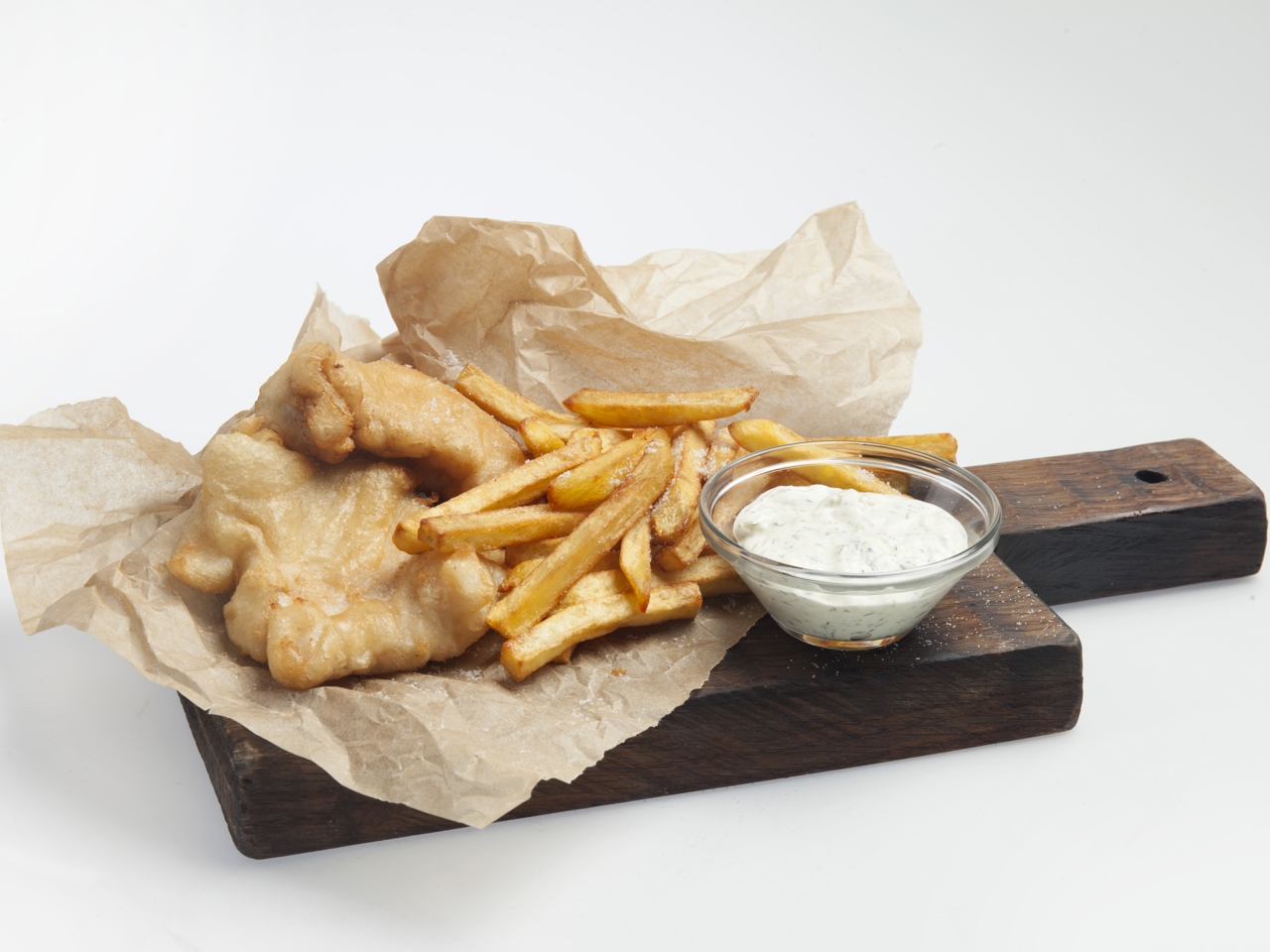 Fish and Chips in Beer Batter
