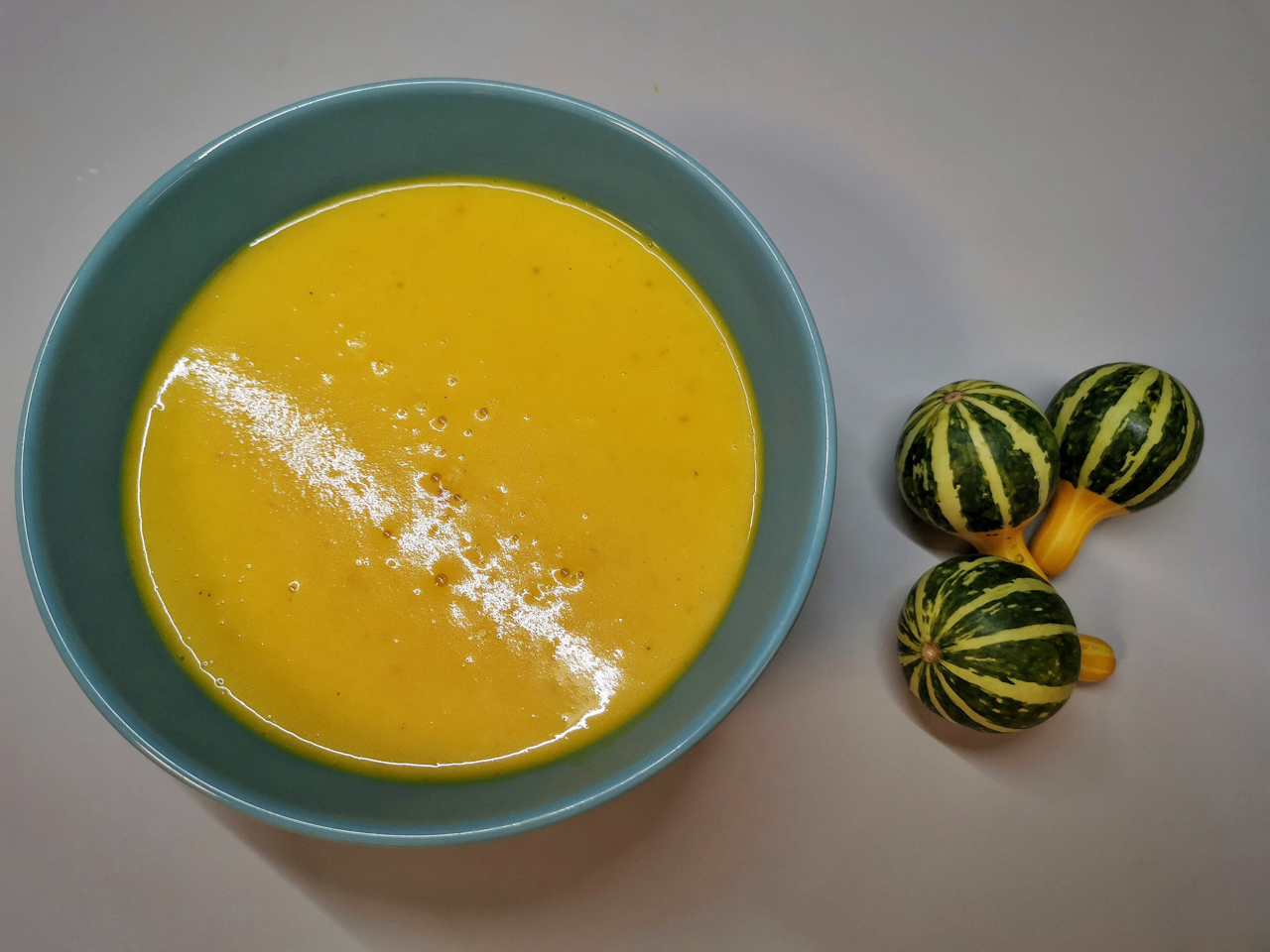 Ginger Pumpkin Soup with Coconut Milk