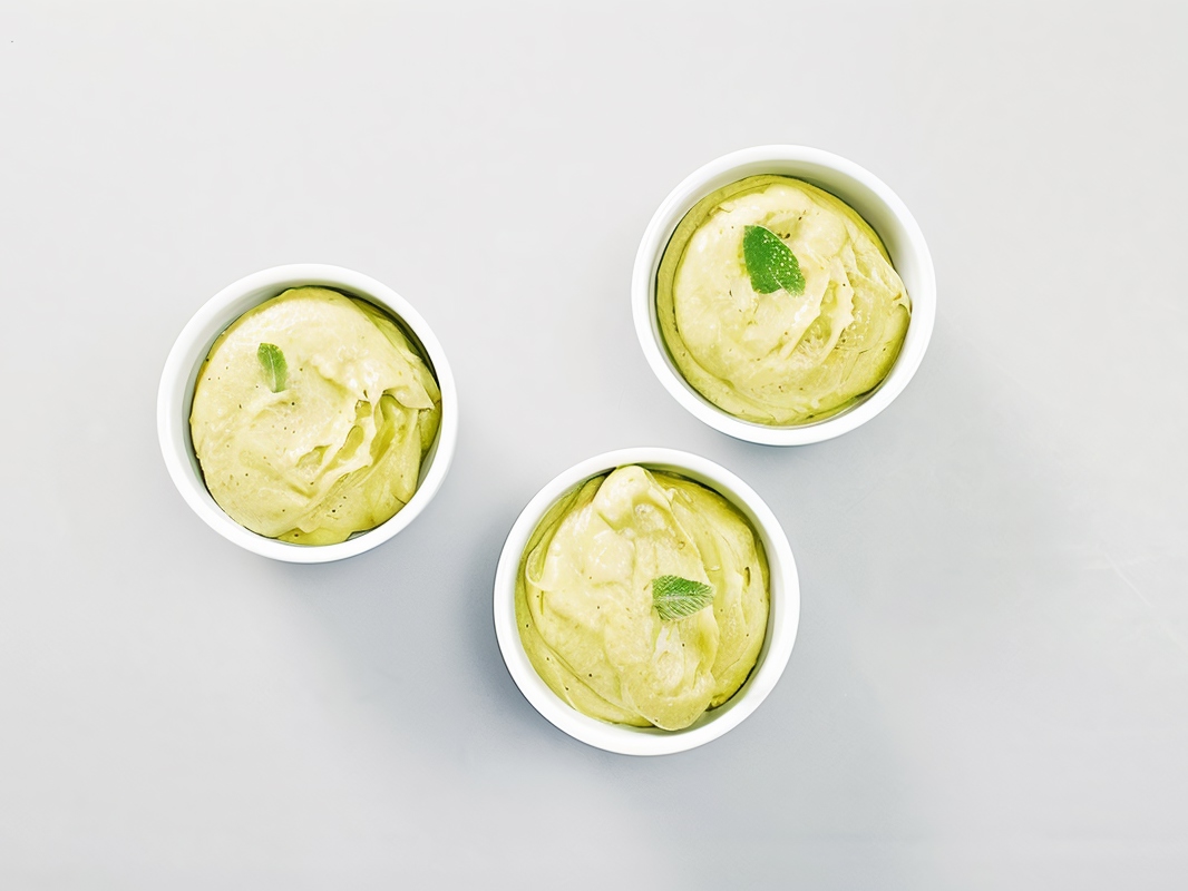 Pistachio Mousse with Avocado