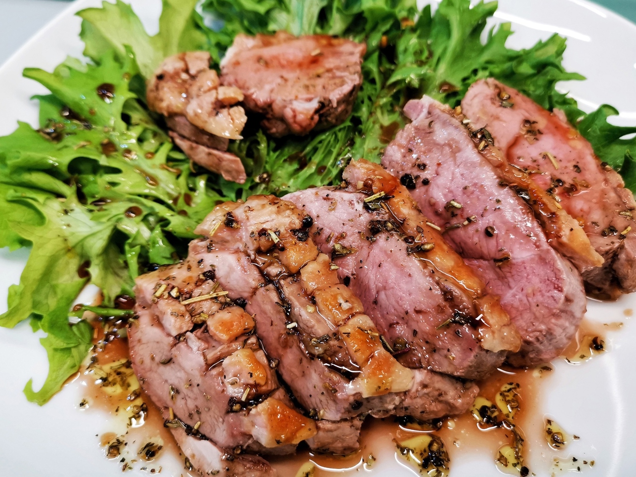 Duck Breast with Honey Sauce