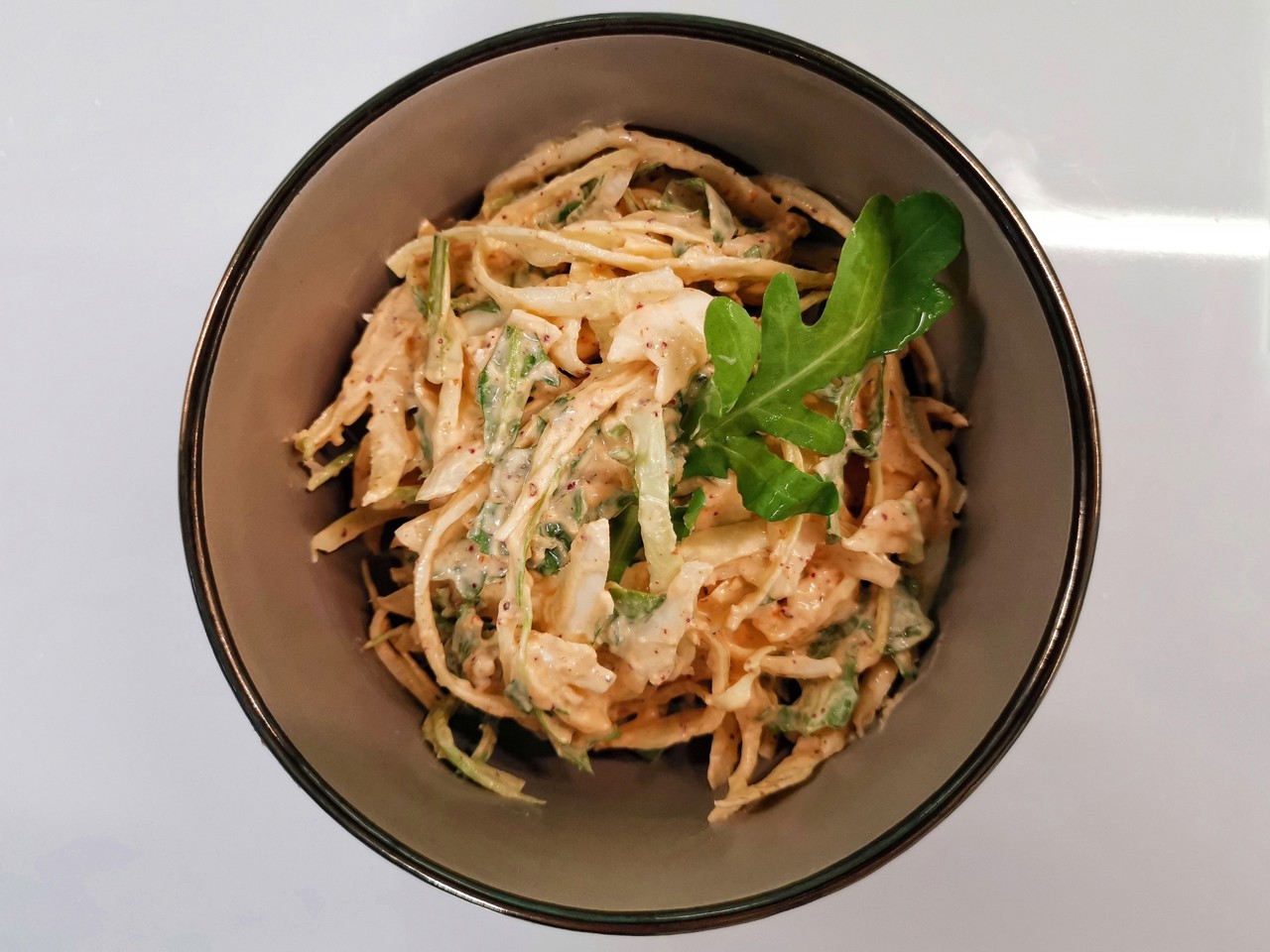 Coleslaw with Tzatziki Sauce