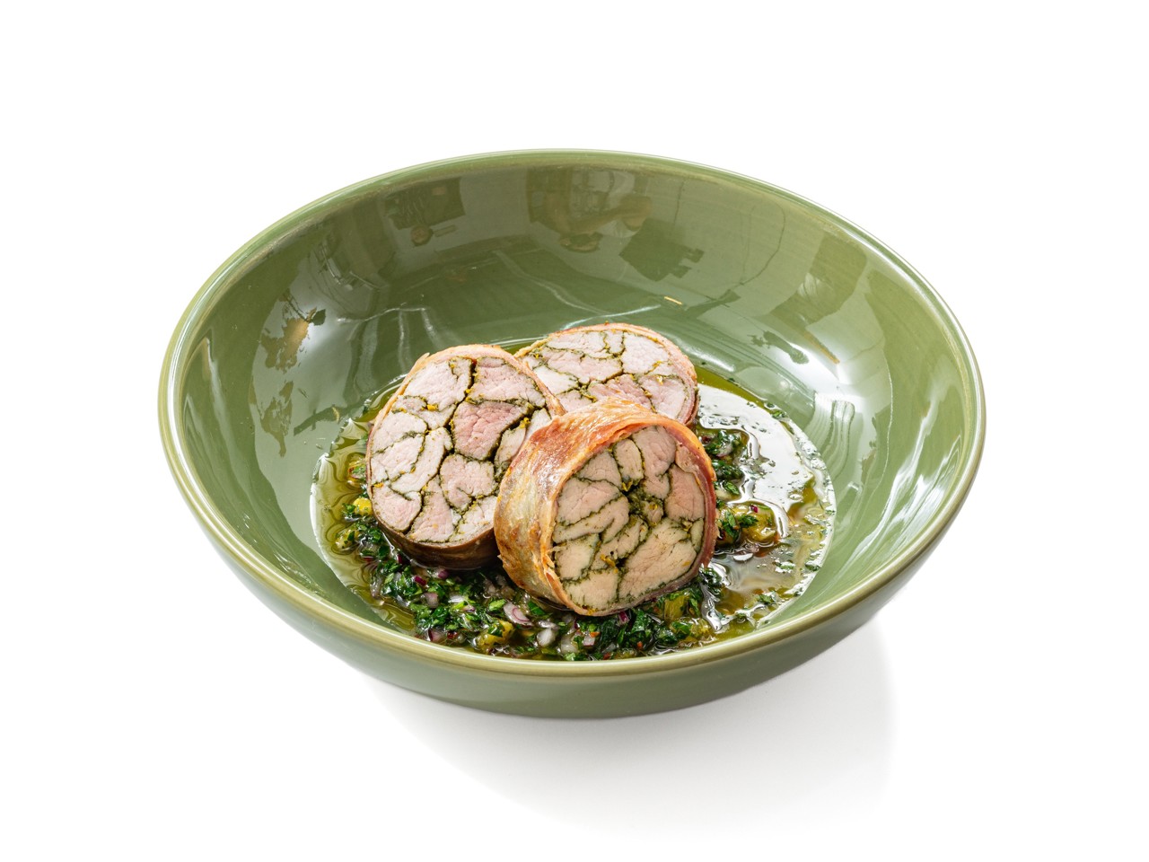 Sous Vide Pork Roll with Parsley