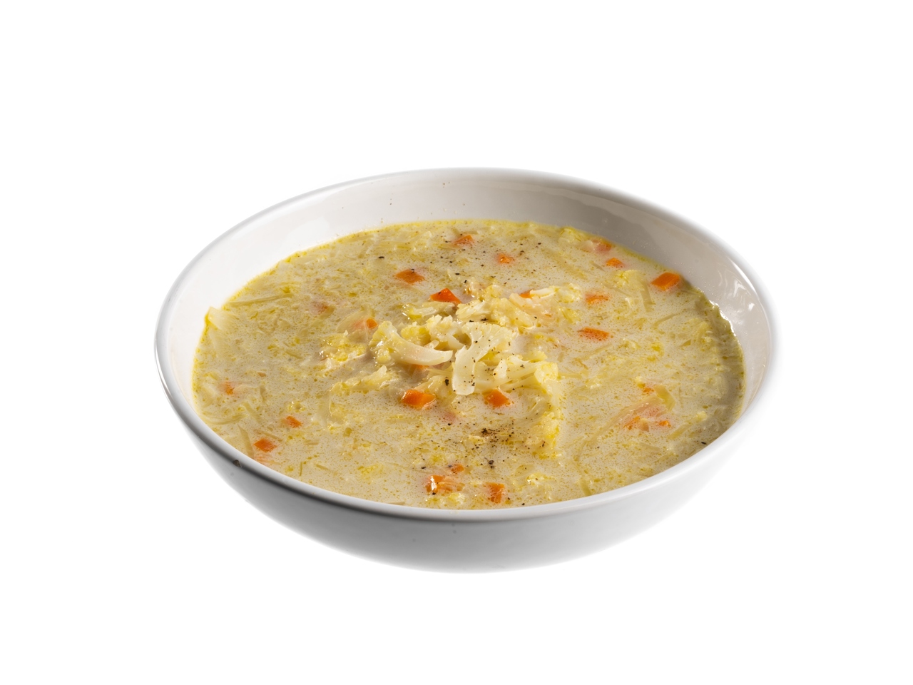 Cabbage Soup with Green and Cauliflower