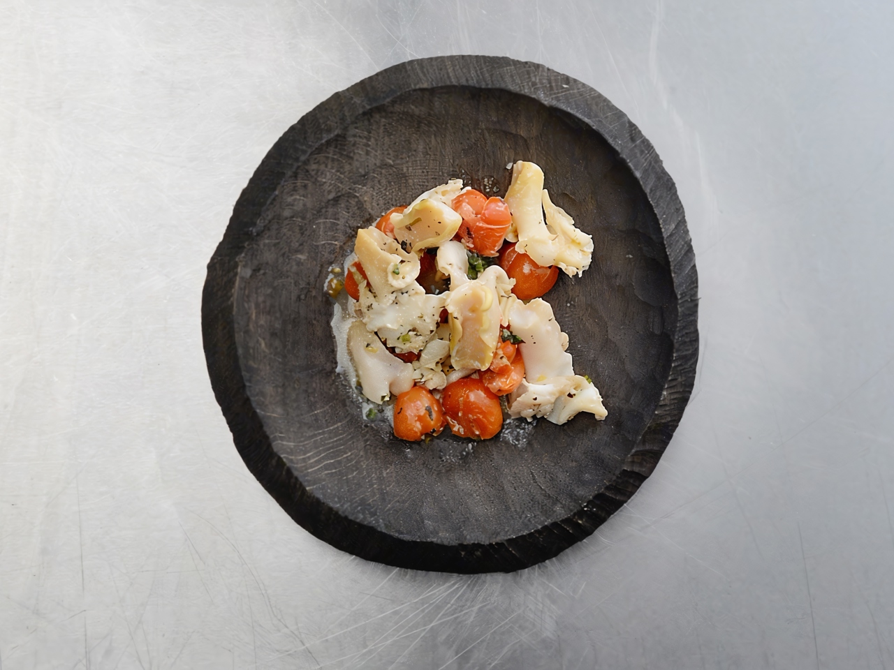 Trumpet Mushroom Fricassee