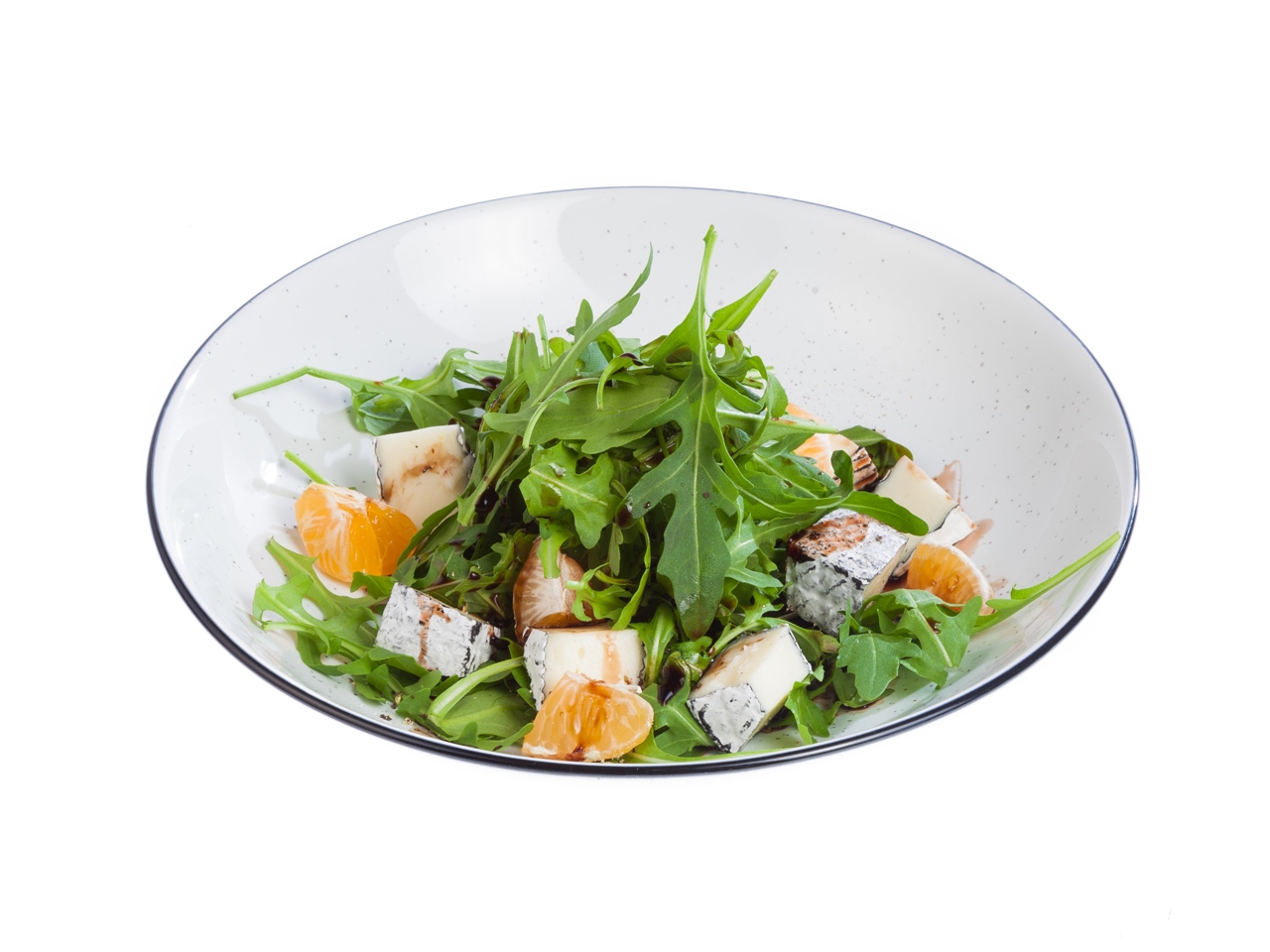 Salad with Mandarin Oranges and Camembert