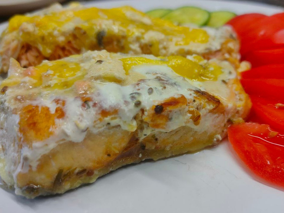 Fried Fish with Sour Cream