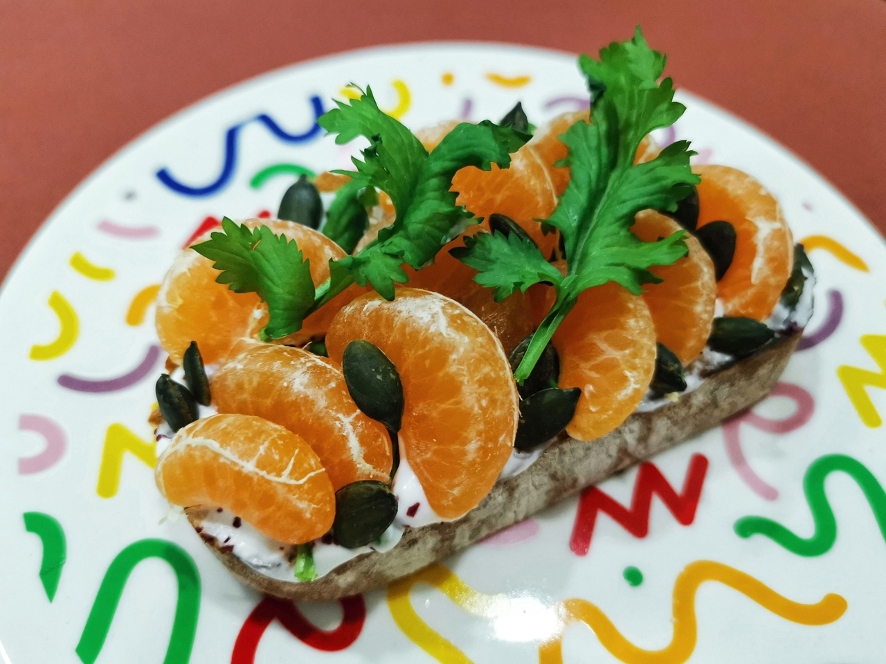 Bruschetta with Mandarin