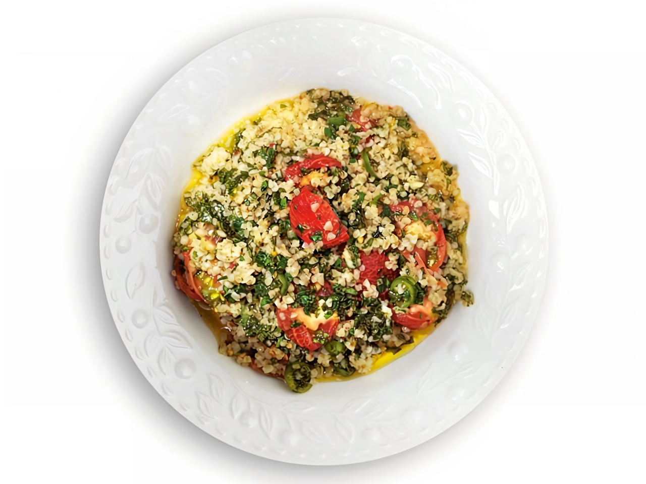 Tabbouleh with Sun-Dried Tomatoes
