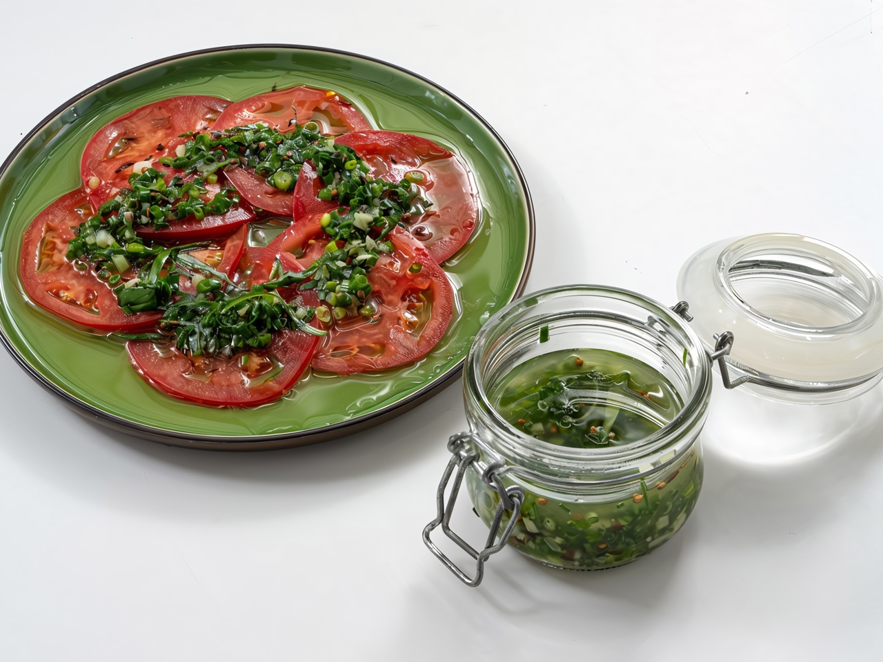 Spicy Dressing for Tomato Salad