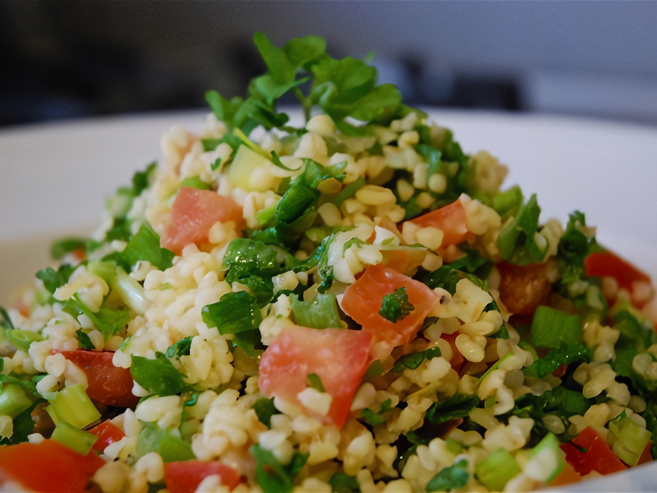 Tabbouleh with Green Onions