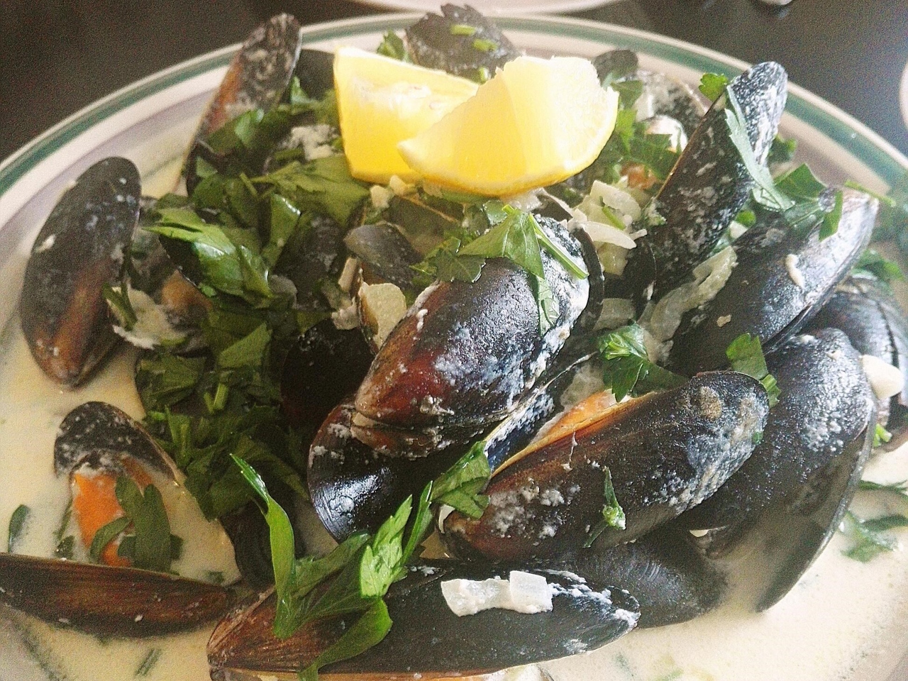 Mussels in White Wine