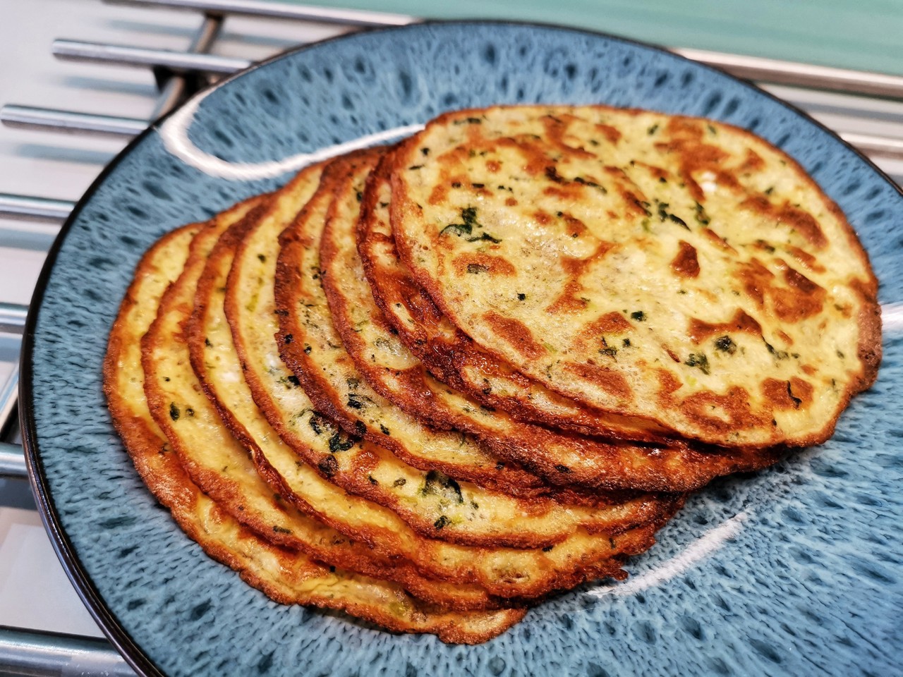 Keto Spinach Pancakes