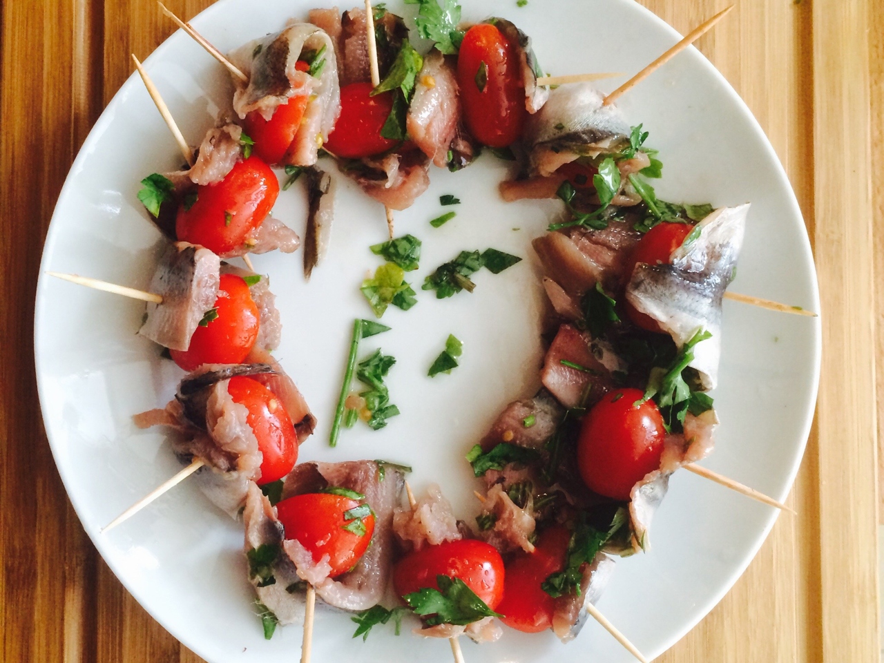 Anchovy Pinchos Tapas – Spanish recipe