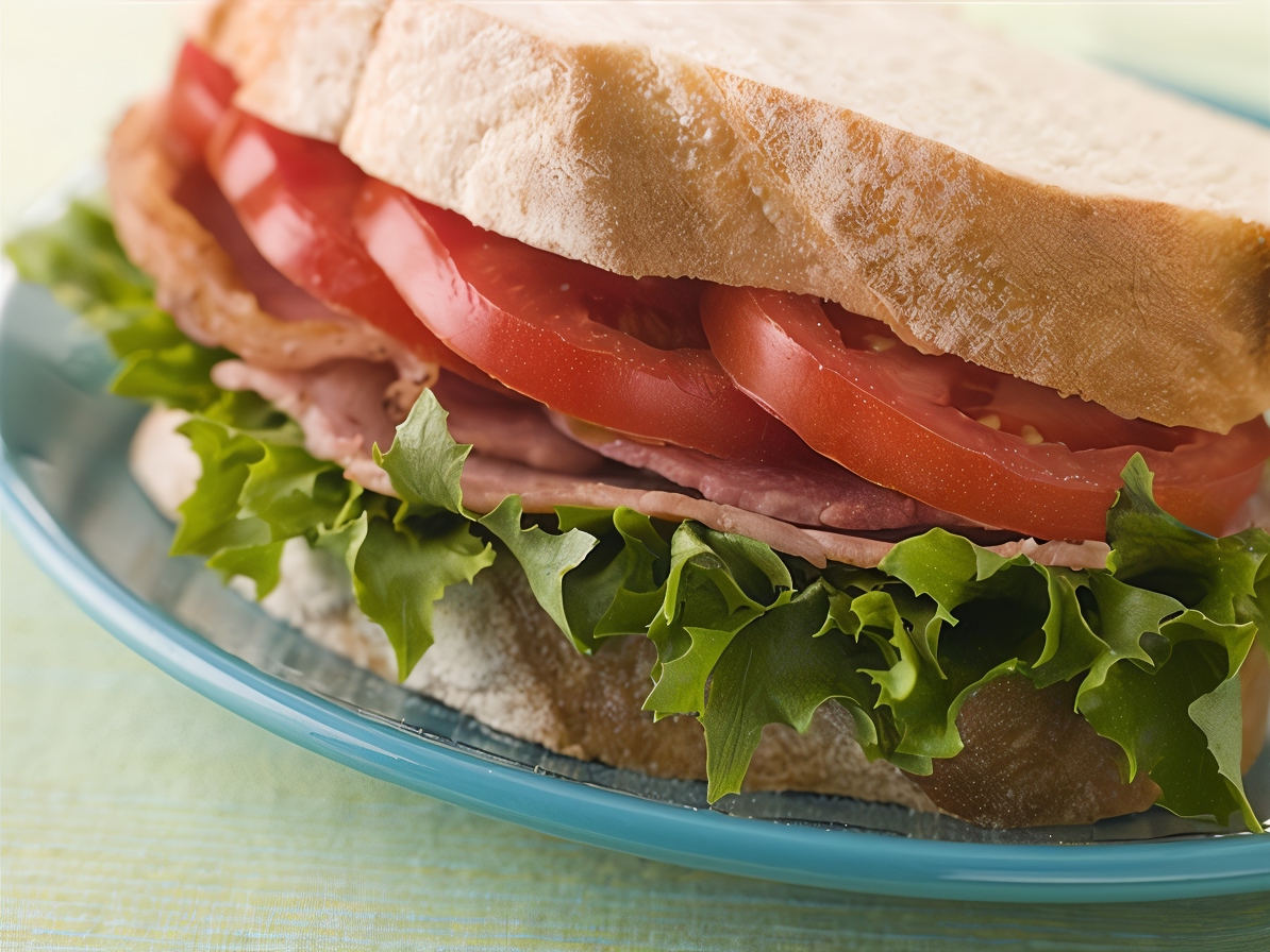 Bacon, Lettuce, and Tomato Sandwich – American recipe