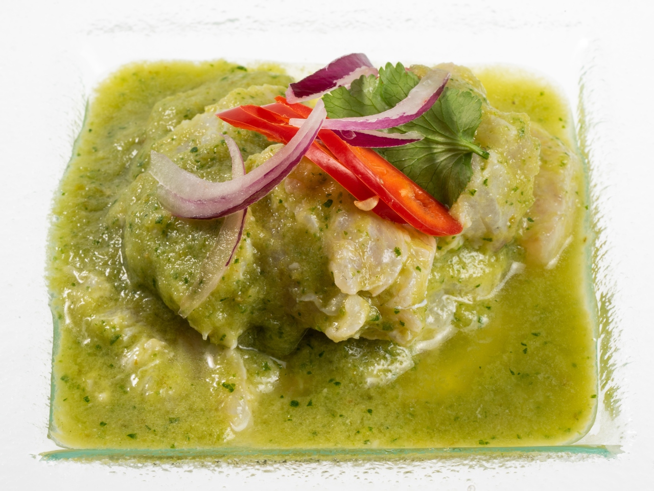 Spicy Ceviche with Jalapeño and Cucumber