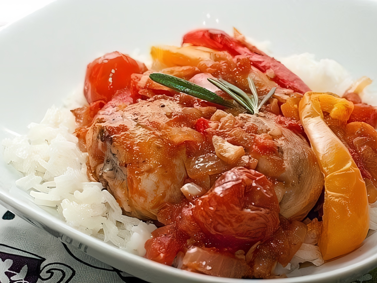 Baked Chicken Drumsticks with Vegetables – European recipe