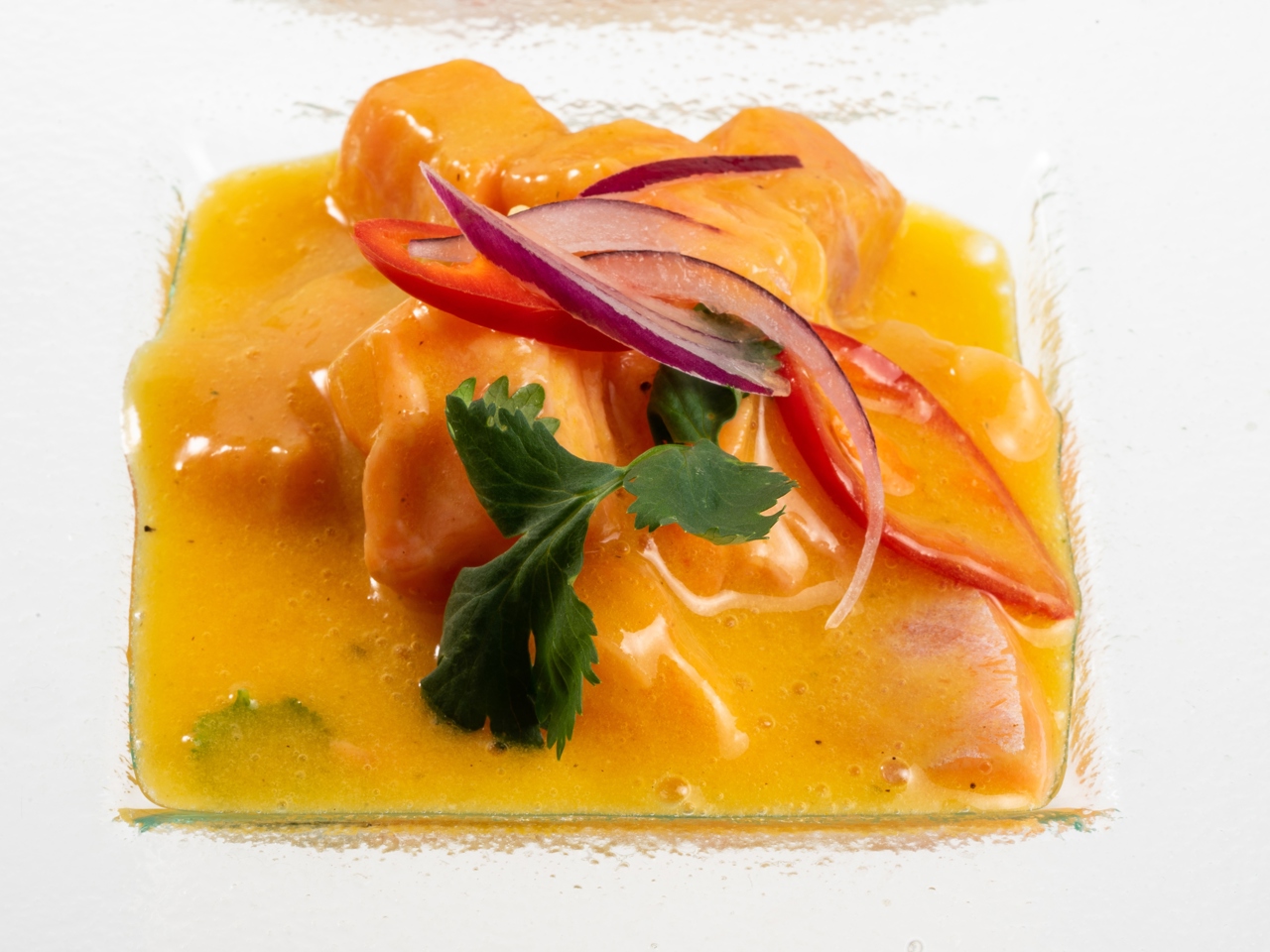 Amazonian Ceviche with Passion Fruit