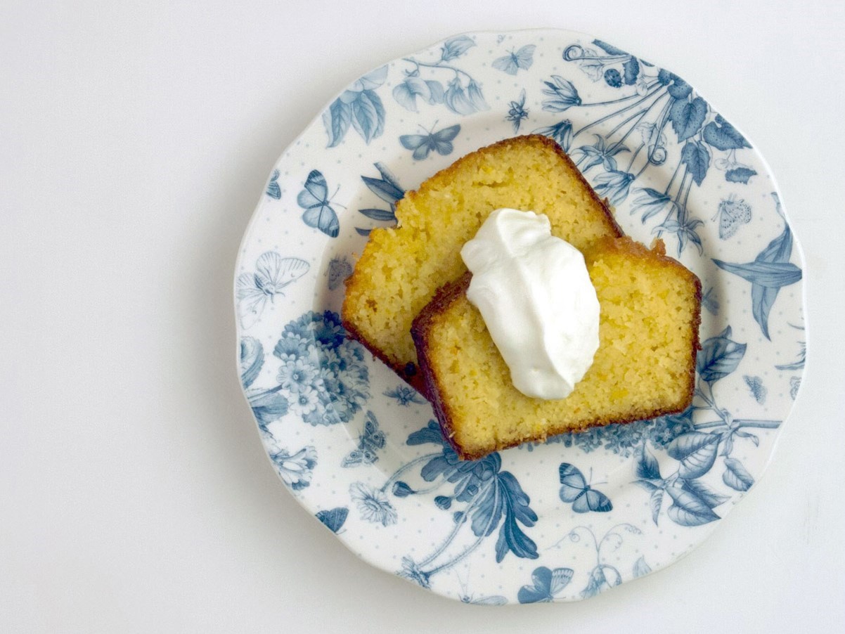 Semolina, Coconut, and Jam Cake