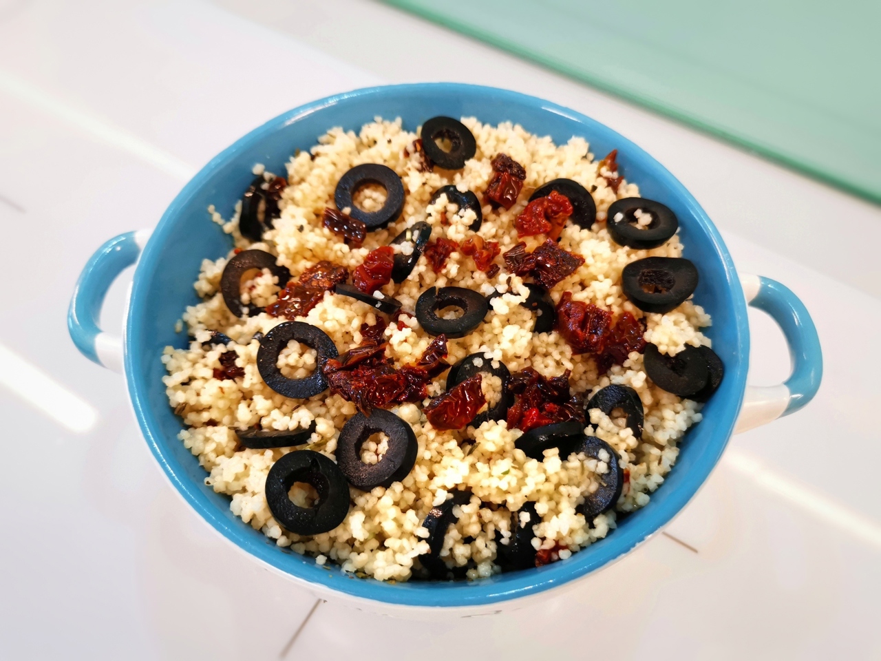 Couscous with Olives and Sun-Dried Tomatoes