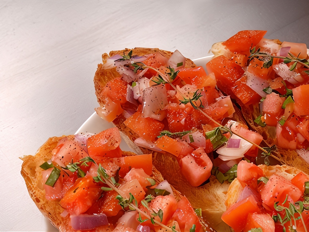 Bruschetta with Tomatoes – Italian recipe