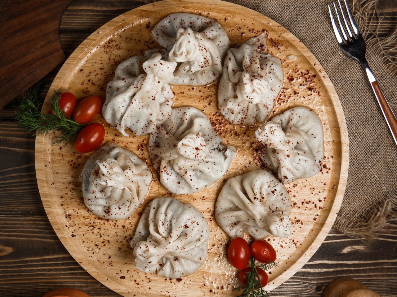 Khinkali with Plant-Based Meat