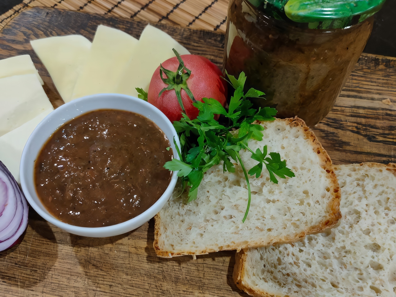 Plum Sauce with Herbs (like Tkemali)