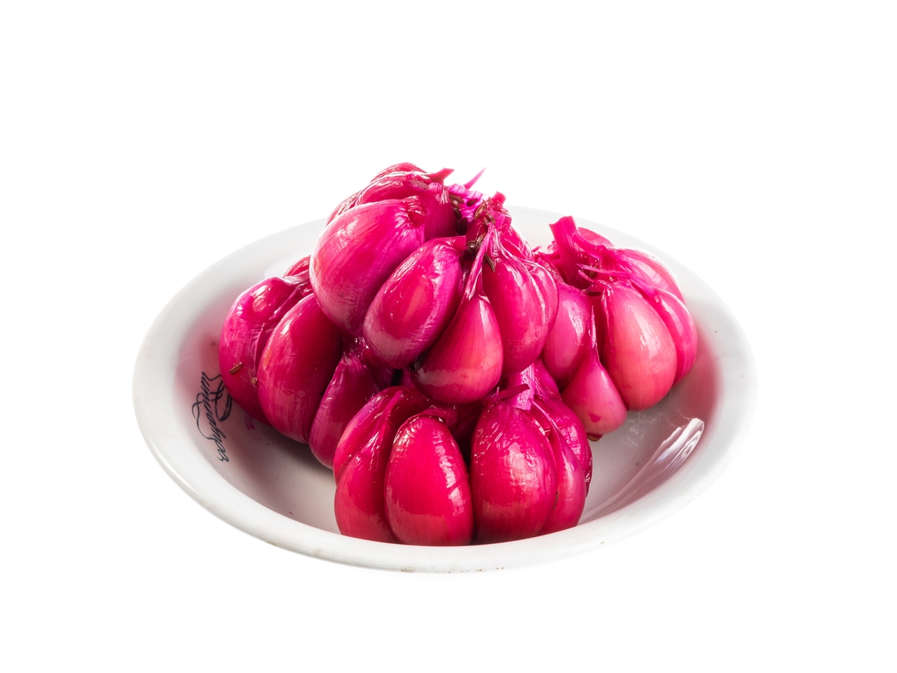 Pickled Garlic with Beet Juice