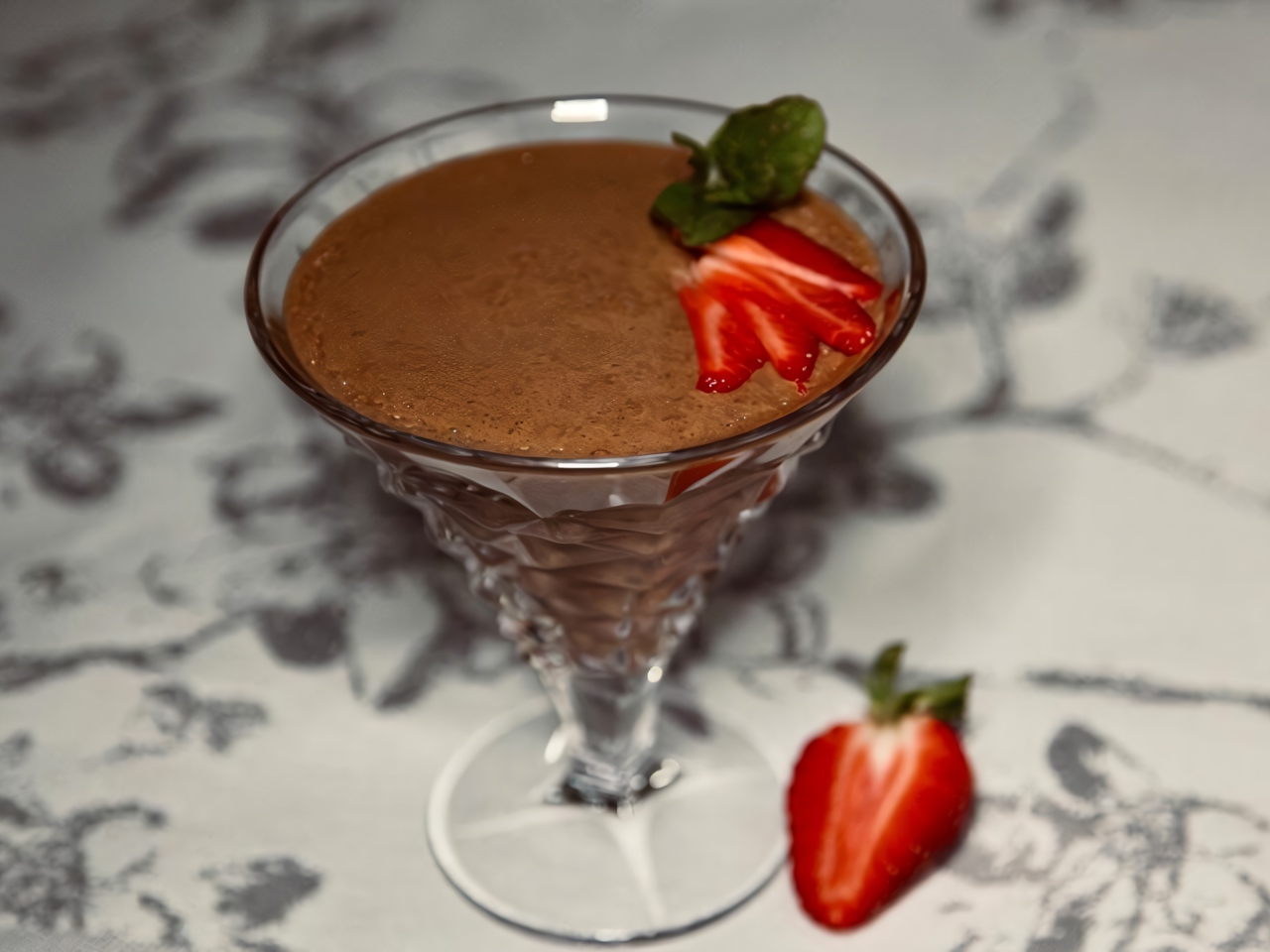 Chocolate Mousse with Orange Zest and Cognac