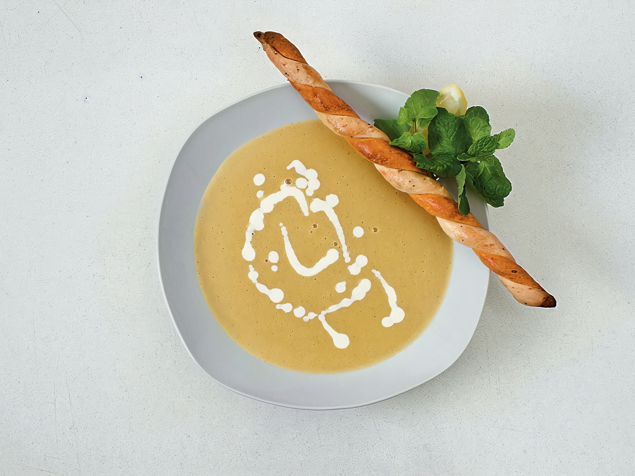 Lentil Soup with Mint