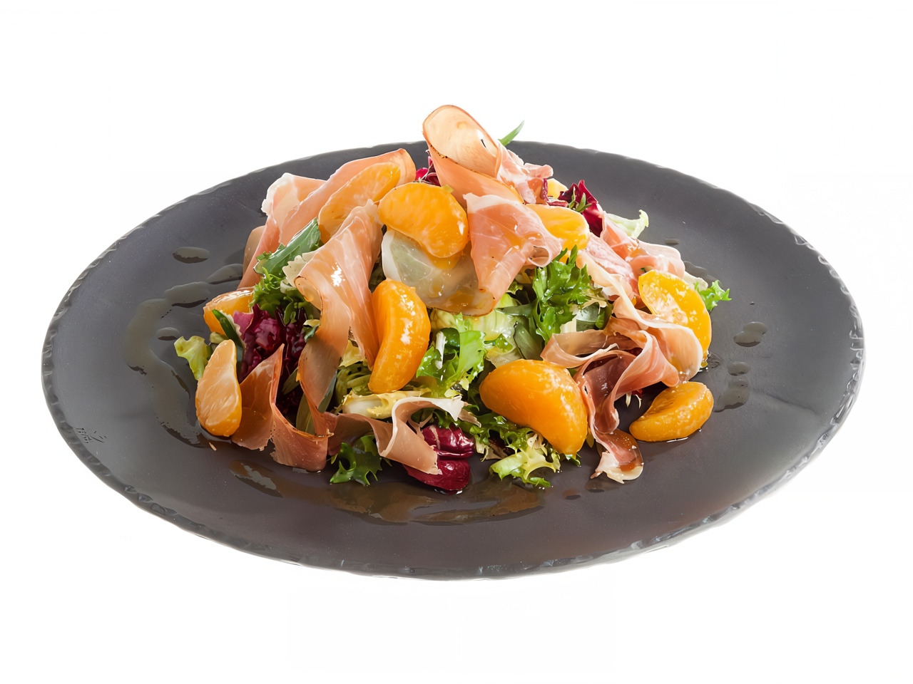 Salad with Mandarins and Prosciutto