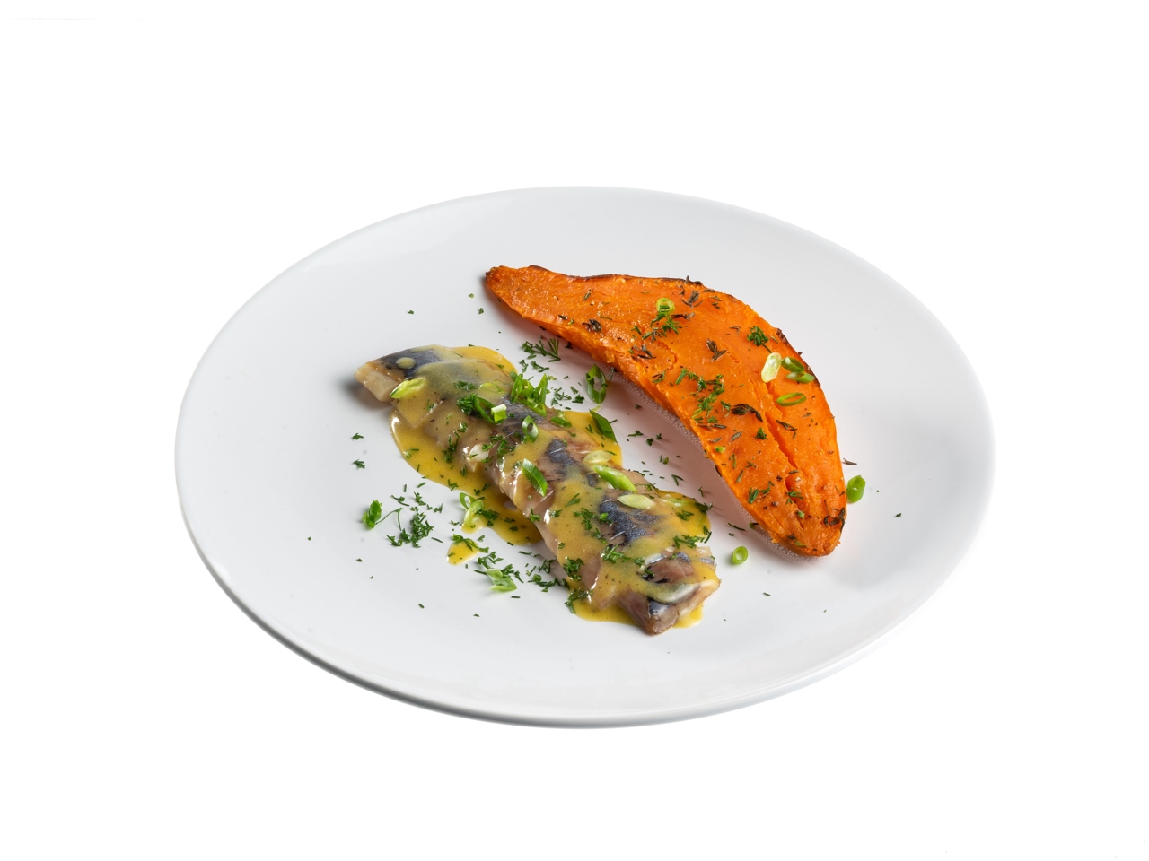 Herring with Sweet Potato