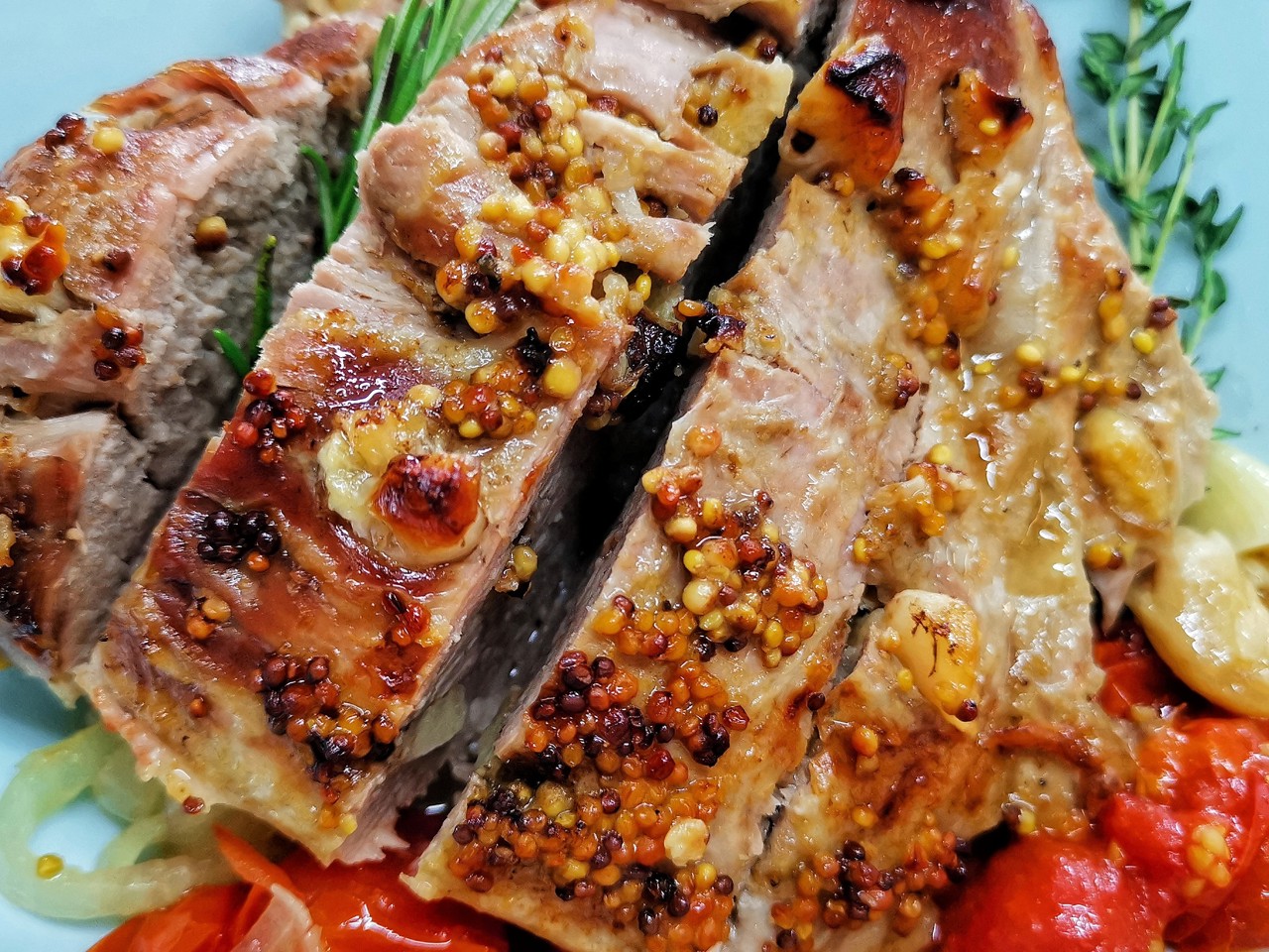 Spicy Pork Neck Roasted in a Sleeve