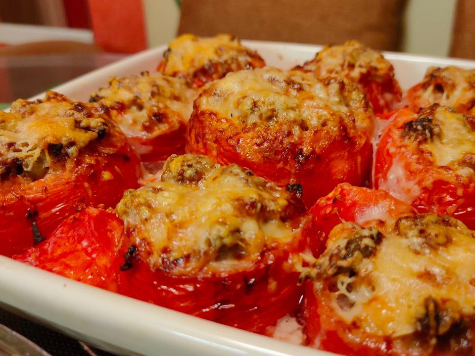 Baked Stuffed Tomatoes