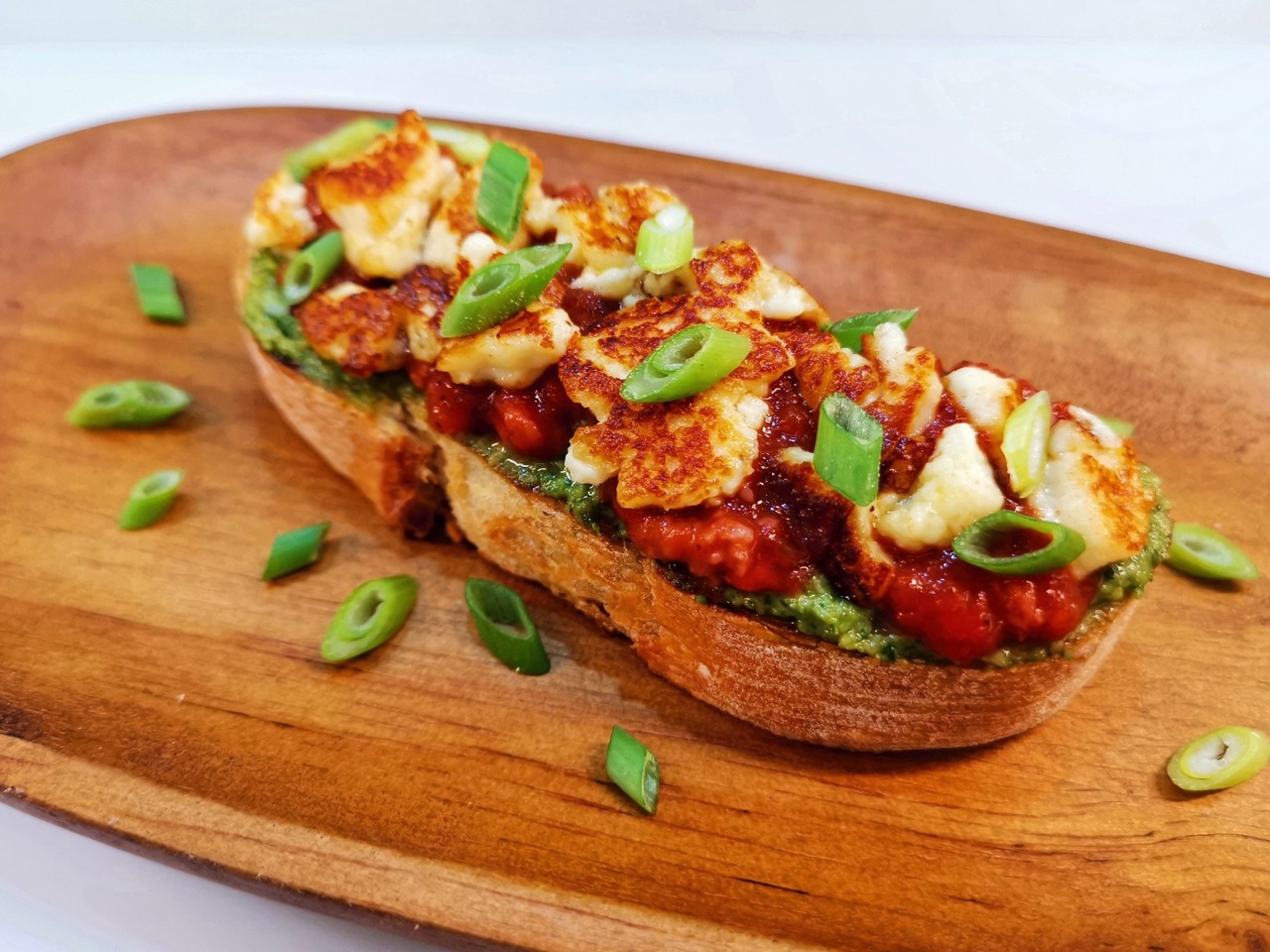 Bruschetta with Adyghe Cheese
