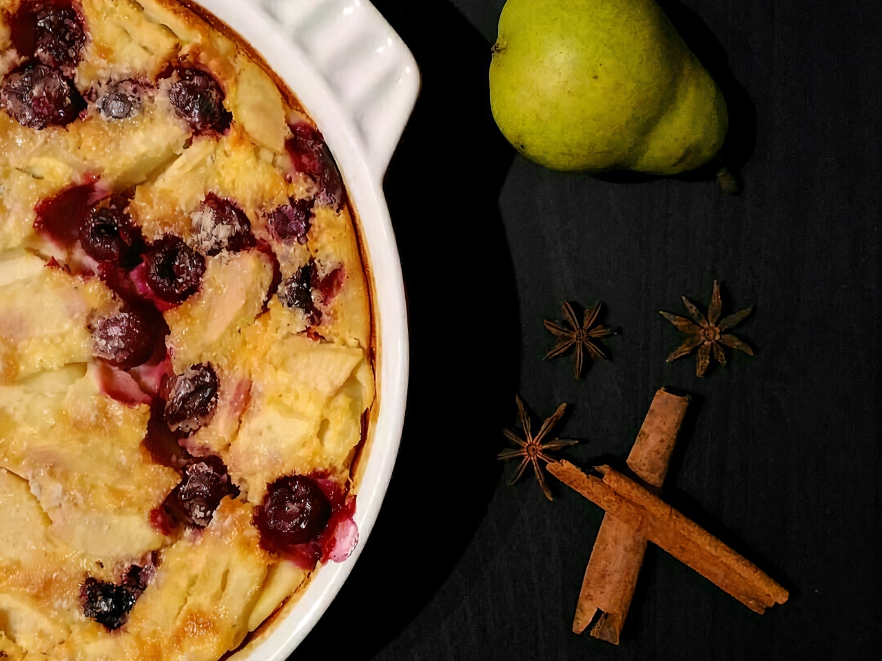 Cherry and Vanilla Clafoutis