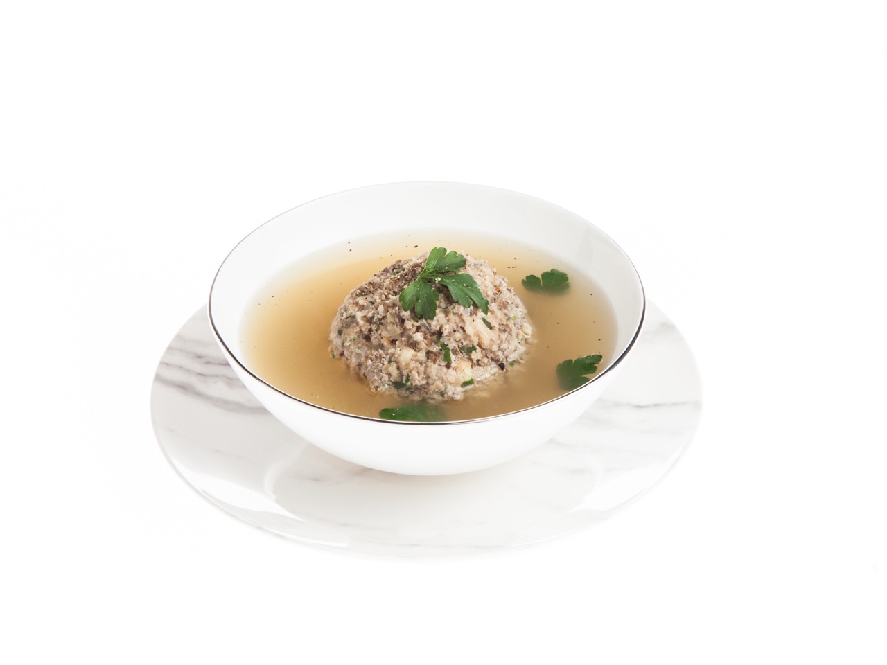 Austrian Liver Dumpling Soup