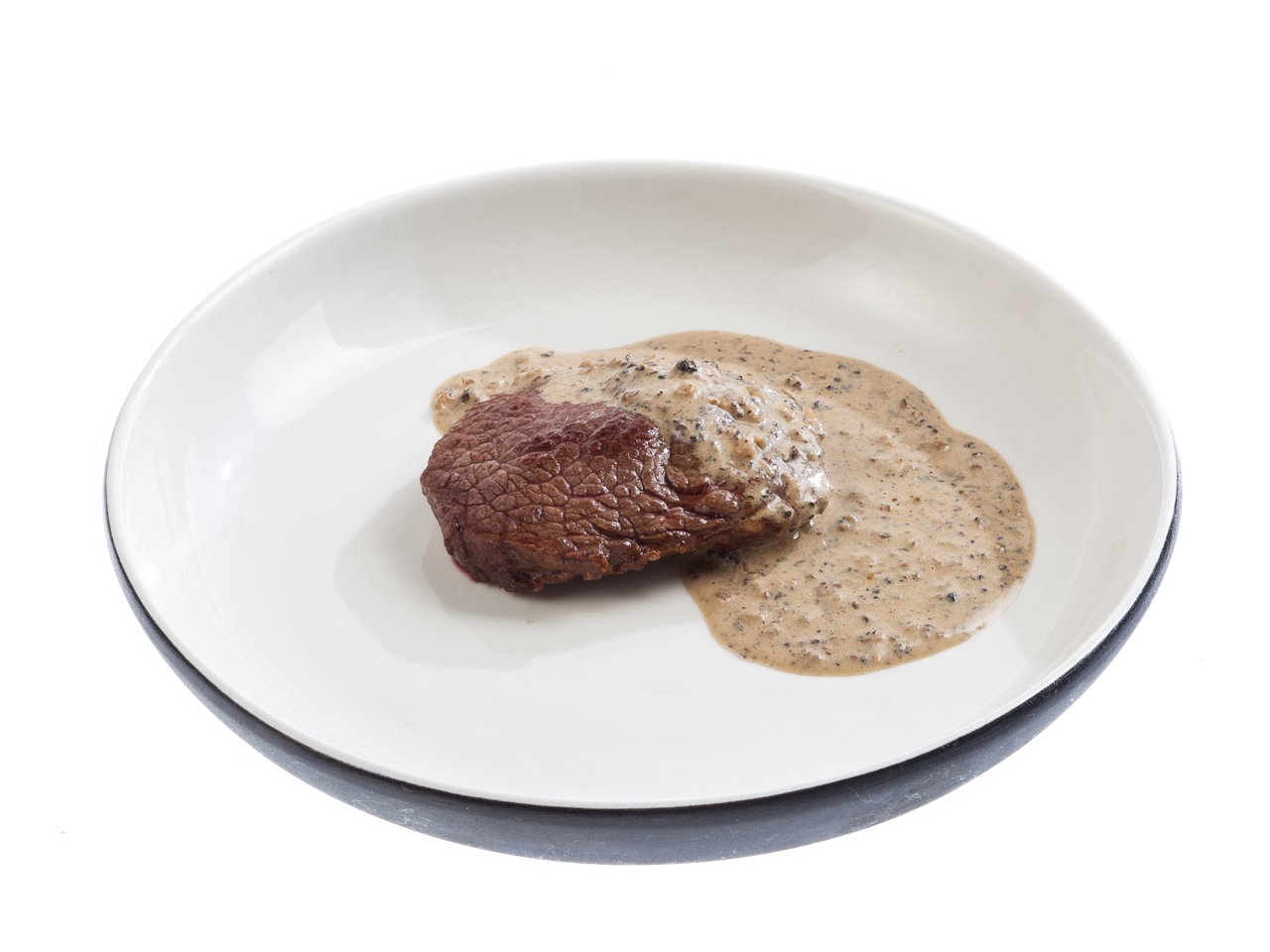Steak with Pepper Sauce