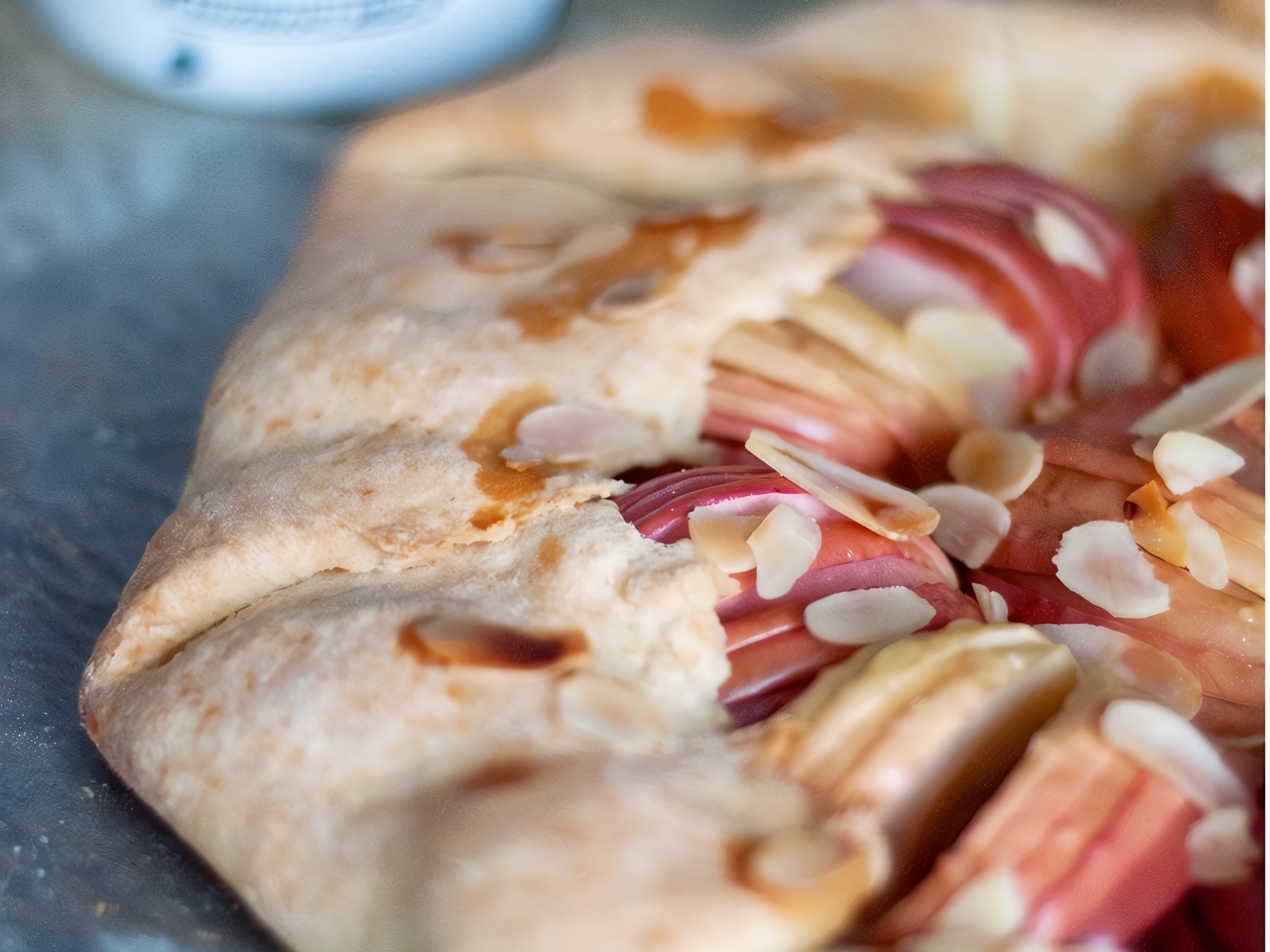Apple Galette with Almonds – European recipe