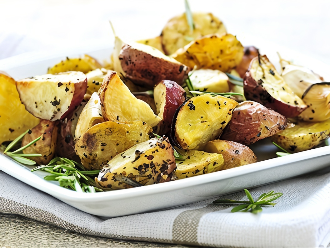Moroccan-Style Fried Potatoes with Olives and Lemon