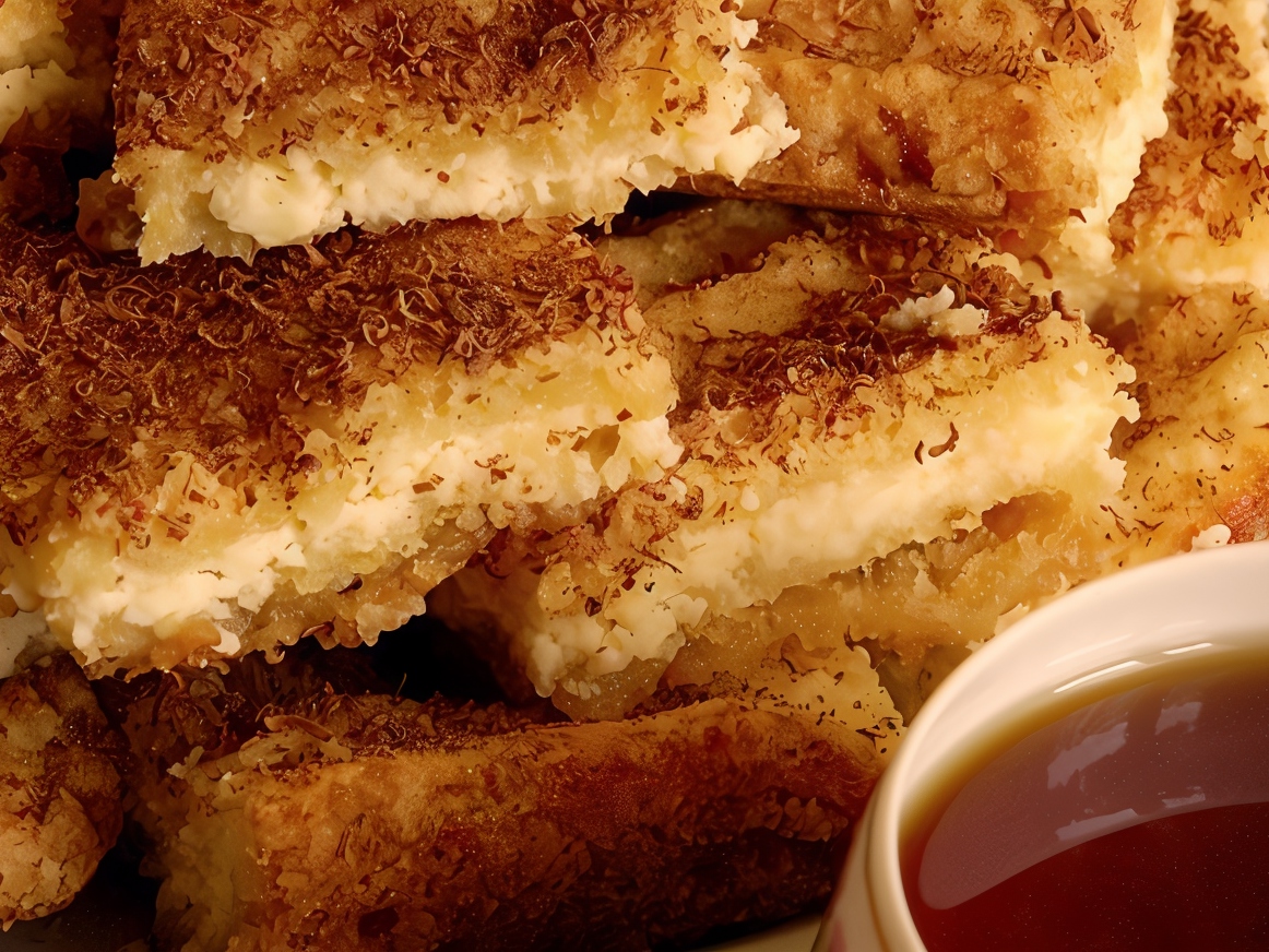 Cottage Cheese Pie with Crumble Topping