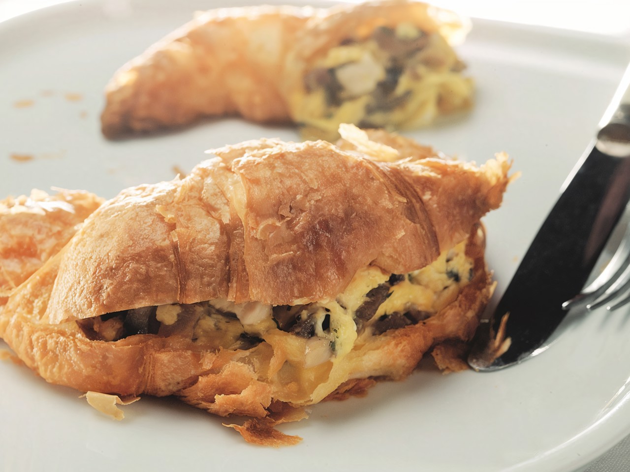 Croissants with Omelette a la Agnes Sorel